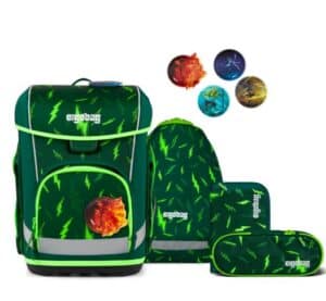 5-Teiliges Ergobag Set Cubo "Bärtastisch (LUMI-Edition) mit Superhelden-Kletties" Version 2026