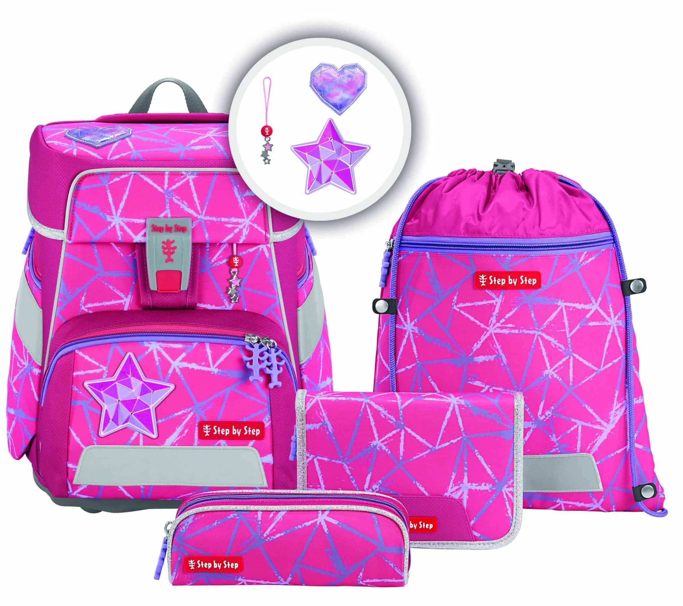 5-teiliges Step by Step Schulranzenset Space "Star Stella"