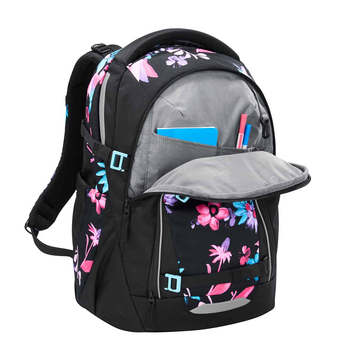 Cocaazoo Schulrucksack MATE "Floral Artnight" Version 2026 – Bild 2